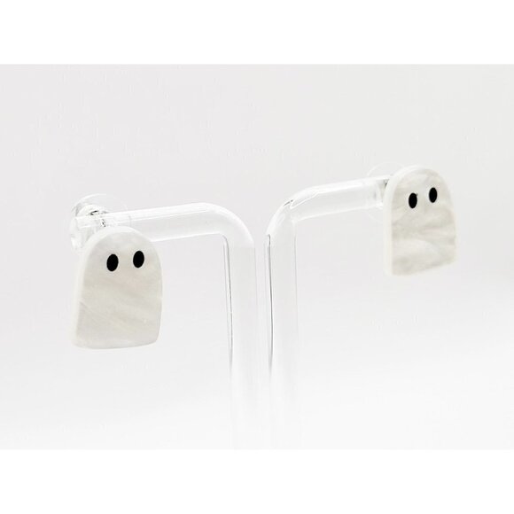 Halloween Ghost Stud Earrings Retro Vintage Style - Picture 4 of 4